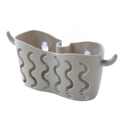 

Bathroom Corner Shelf Suction Shower Cup Storage Wall Basket Rack Organizer
