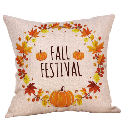 

〖Follure〗Halloween Home Car Bed Sofa Decorative Letter Pillow Case Cushion Cover