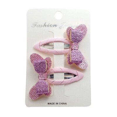 

Baby Girl Duckbill Clips Bowknot Shape Hair Pin Set Children Hairpin Princess Hair Accessories