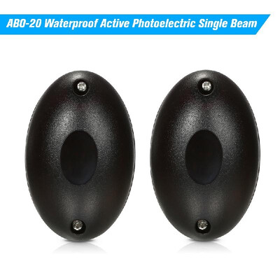 

ABO-20 Waterproof Active Photoelectric Single Beam Infrared Sensor Barrier Detector for Gate Door Window Burglar Alarm System