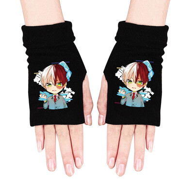 

Japanese Anime Cute Cartoon Knitted Gloves Attack On TitanNarutoMy Hero Academia Soft Warm Cosplay Gloves