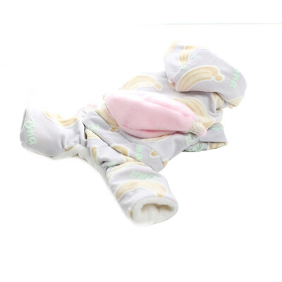 

Silver Fox Velvet Cotton Dog Pajamas Jumpsuit Clothes Pyjama Small Dog Costume Pet Clothing pajamas Bulldog perro Pet Products