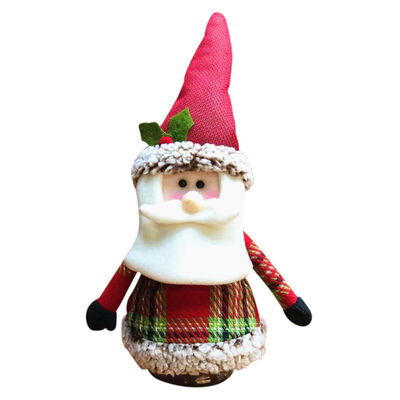 

Christmas Candy Jar Cartoon Doll Design Decoration For Party Festival Gift Holder