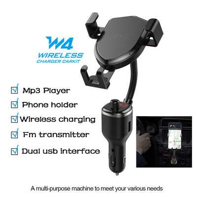 

〖Follure〗Universal Phone WIreless Car Mount Cup Holder With Mp3 player Fm Transmitter
