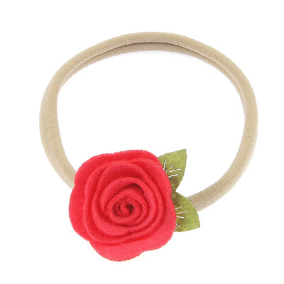 

Pearl Flower Rubber Rope Girls Hairband Headband Elastic Head Bands For Baby Girls Kids Hair Accessories