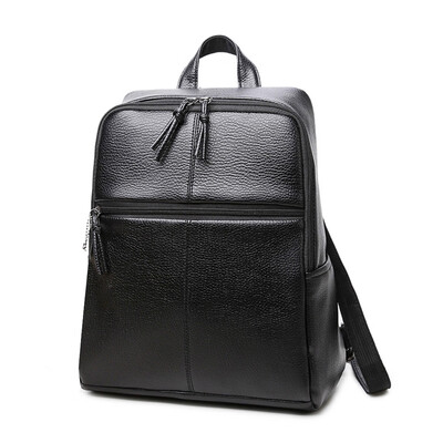

Women Girls PU Backpack Leather School Shoulder Bag Sackpack Rucksack with Cute Mini Bear