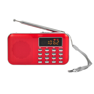 

Y-896 Mini FM Radio Digital Portable 3W Stereo Speaker MP3 Audio Player High Fidelity Sound Quality w 2 Inch Display Screen Suppo