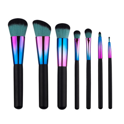 

10pcs 7pcs Best Deal New Fashion Pro Beauty Brushes Make Up Foundation Loose Powder Eyebrow Blush Cosmetic Concealer Brushes New