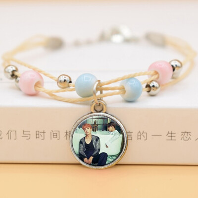 

Kpop BTS Bangtan Boys League Rope Gemstone Bracelet