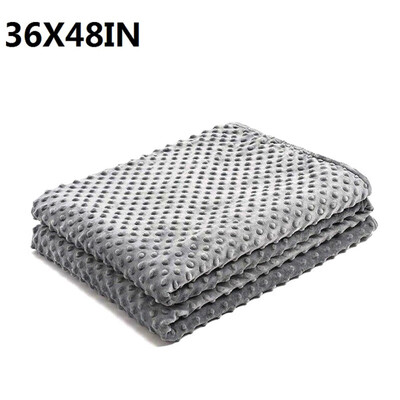 

Cotton Weighted Gravity Blanket Crystal Velvet Quilt For Adult Decompression Gravity Blanket Cover Soft Breathable Sleep Blanket