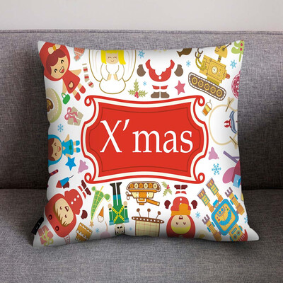 

Tailored Print Pillow Case Polyester Sofa Car Cushion Cover Home Decor