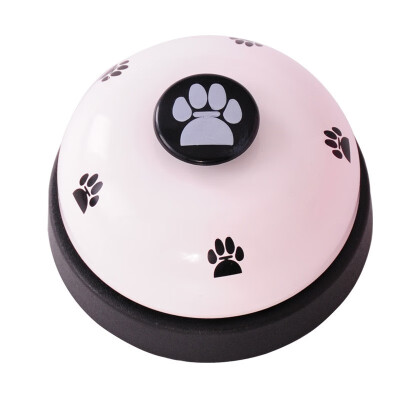 

Pet Toy Training Called Dinner Small Bell Footprint Ring Dog Toys For Teddy Puppy Pet Call