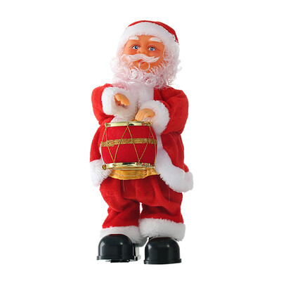 

Tailored Santa Claus Figure Singing Musical Santa Electric Toy Ornaments gift for Kids