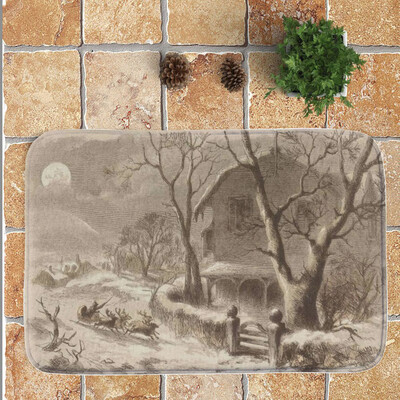 

〖Follure〗Merry Christmas Welcome Doormats Indoor Home Carpets Decor 40x60CM
