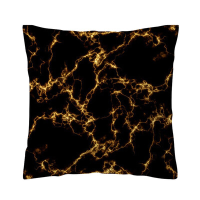 

〖Follure〗Rose Black Gold Cushion Cover Square Pillowcase Home Decoratio