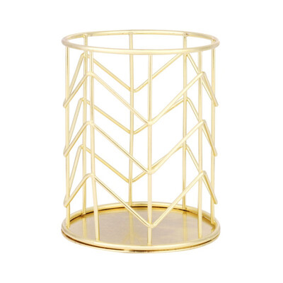 

Wrought Iron Desktop Storage Basket Pen Bucket Home Garden Home Storage Organization Storage Baskets