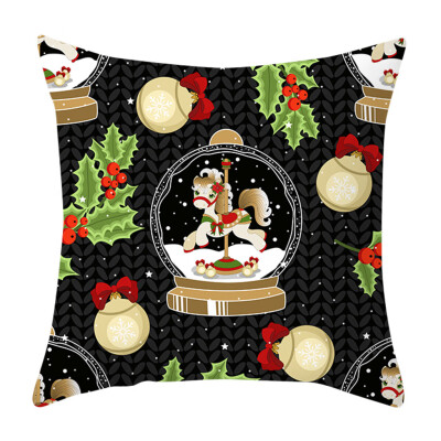 

Tailored Christmas Pillow Cover Decor Pillow Case Sofa Waist Throw Cushion Cover