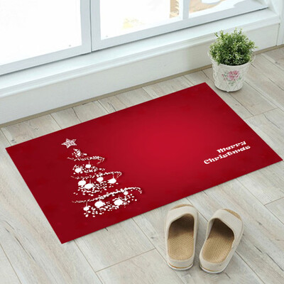 

Merry Christmas Door Mat Santa Claus Flannel Outdoor Carpet Christmas Decorations For Home Xmas Party Favors New Year