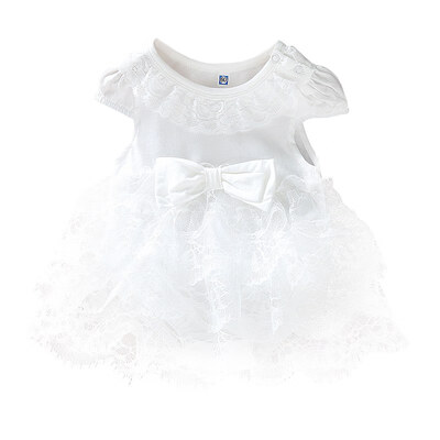 

Infant Baby Sleeveless Solid Print Rompers Dress Kids Girls Dress Jumpsuit Newborn Clothes