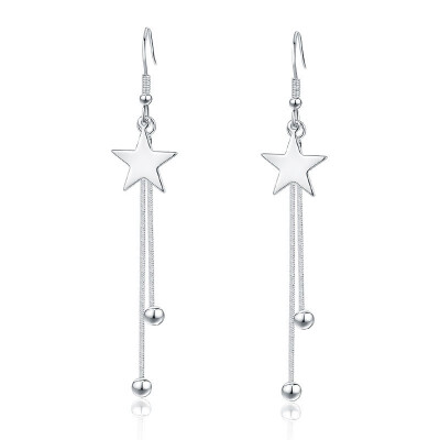 

Exaggeration Star Hangin Long Drop Earrings For Women Statement Korea Trendy Jewelry Fashion Accessories WHE146