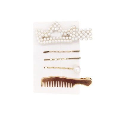 

Fashion Girls Hair Clips Cute Cartoon Shape Pearl Design Hair Pin Set Children Hairpin Princess Hair Accessories