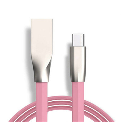 

3D Type-C USB Cable Fast Charging Data Cable for Samsung S9 LG G6 Micro USB Cable Flexible Flat Charging Cable For iPhone