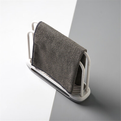 

Gobestart Innovative Plastic Kitchen Desktop Dishwasher Cloth Drain Rack Rag Holder