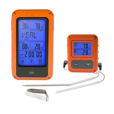 

Portable Food Wireless Thermometer Remote Control Digital Cooking Food Meat Thermometer Home Kichen Tools