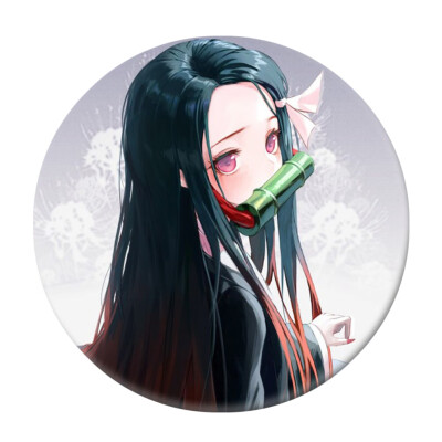 

zhongjiany Anime Demon Slayer Kimetsu no Yaiba Kamado Tanjirou Pin Button Brooch Badge