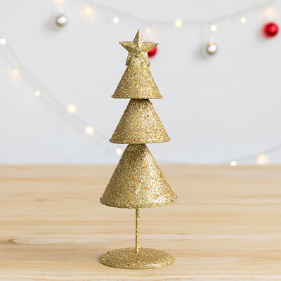 

Toponeto Glitter Christmas Tree Star Topper Ornaments Party Decoration Xmas Decor