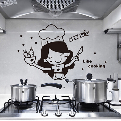 

Toponeto Kitchen Light Switch Sticker Cute Cook Vinyl Wall Decal Home Decor