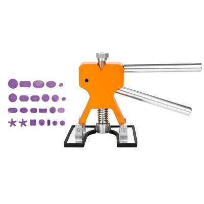 

Tools Auto Car Body Paintless Dent Removal Repairing Tool Fine Quality Dent Lifter With 24pcs Purple Mixed Pulling Drawing Gasket
