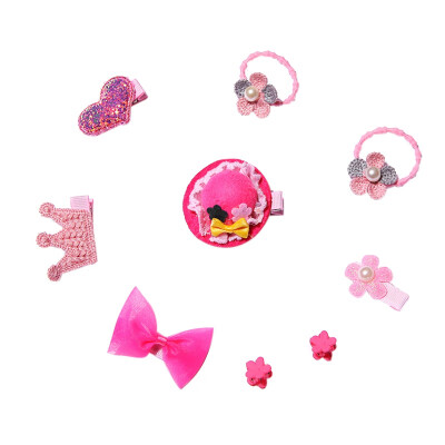 

New Fashion Crown Childrens Hair Clip Hair Accessories Gift Set Cartoon Series Girls Hair Clip Cute Bow Headwear