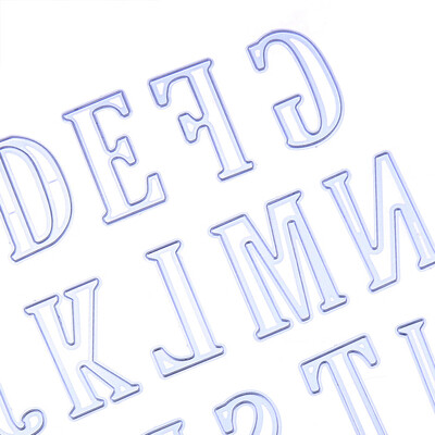

JPGIF 5CM Large Big Alphabet Letters Cutting Dies Stencils Metal for DIY Scrapbooking