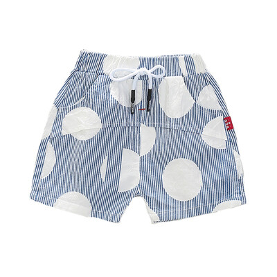 

Summer Baby Boys Stripe Dot Print Short Pants Trousers Kids Knee Length Casual Children Cotton Shorts