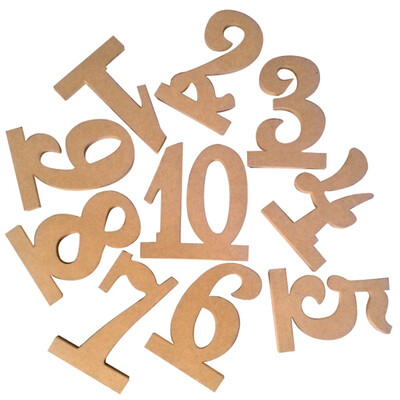 

10pcs Rustic Table Number Table Cards Wedding Place holder table number figure card digital seat Decoration Party Supplies