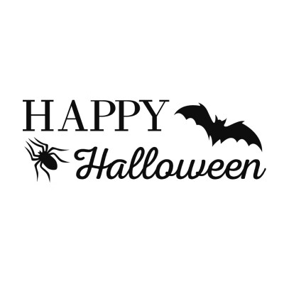 

Halloween Knock If You DareDrop On InHappy Halloween Lettering Wall Decal Stickers Halloween Decorations For Wall Door Window