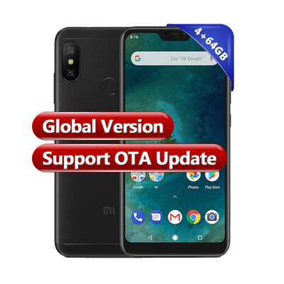 

Global Version Xiaomi Mi A2 Lite 4GB RAM 64GB ROM SmartPhone Snapdragon 625 Octa Core Dual Camera 584" Full Screen