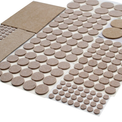 

Leta LETA table mat anti-slip mat 193 sets of felt mat furniture table&chair mats mats mute wear-resistant anti-collision particles anti-collision stickers beige LT-PPE585