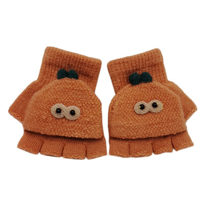 

New Cute Cartoon Baby Gloves Winter Knit Wool Newborn Mittens Thick Childrens Kids Keep Finger Warm Gloves