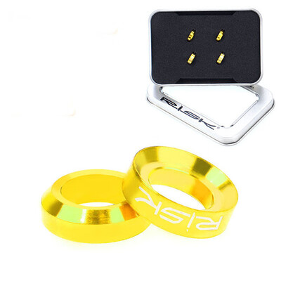 

Risk 4x M6 Titanium Brake Caliper Gasket Fixed Bolts MTB Bike Brake Screw Spacer