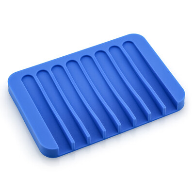 

Flexible Bathroom Silicone Soap Dish Storage Holder Soapbox Plate Tray Drain Box Soap Dishes Dish Holder Stand Saver Tray Case