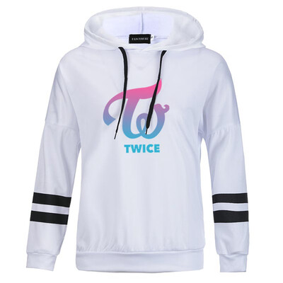 

K pop Fashion Twice Hoodie Women Long Sleeve Letter Printed Sweatshirt Twice