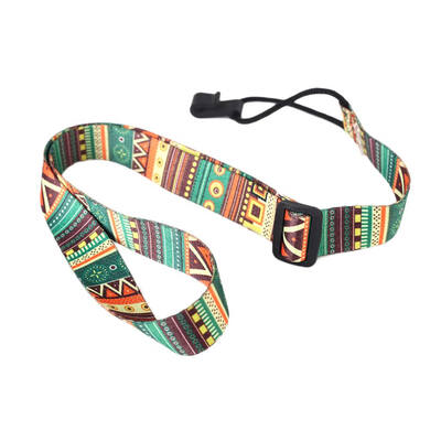 

Guitar Strap Ethnic Pattern Adjustable Nylon Clip On Ukulele Strap Belt Hook Guitar Sling Accessories