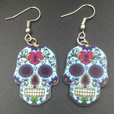 

Women Punk Skull Stud Earrings Fashion Jewelry