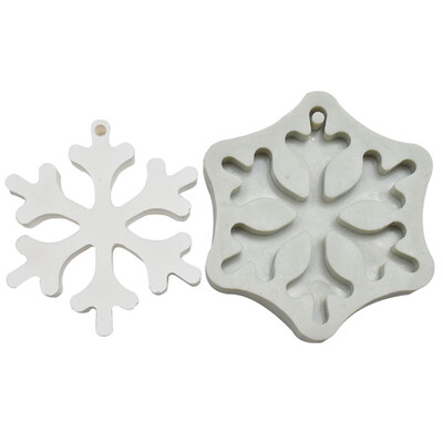 

New Santa Claus Snowflake Chocolate Cake Mold Xmas Tree Silicone Christmas Mould