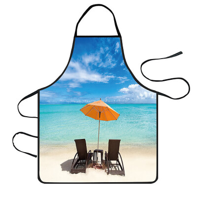 

Toponeto Home Women Waterproof Cute Cartoon Kitchen Restaurant Cooking Bib Apron Aprons