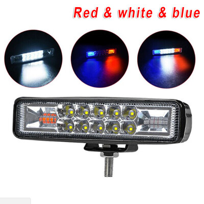

48W Strobe Flash Work Light LED Light Bar For Jeep SUV Moto G3L2 Offroad 4X4 ATV