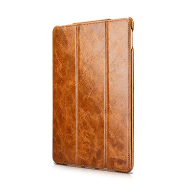 

Icarer Business Retro Leather Case for iPad Pro 97 inch High Quality Oil Wax Genuine Leather Cover For iPad Pro 97" Flip Case