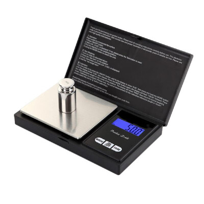 

500g x 01g Mini Portable Jewelry Scale High Accuracy LED Digital Pocket Scale Gold Silver Diamond Electronic Digital Scale
